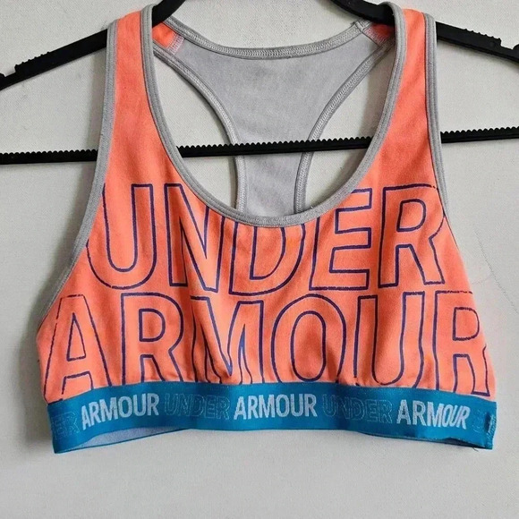 Under Armour Heat Gear Girls Sports Bra XL 14/16 - Picture 2 of 3